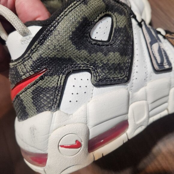 Nike Air More Uptempo 96 Animal instinct sneakers Size 5.5Y - Picture 8 of 11